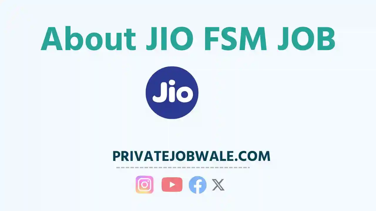 About Jio FSM Calling Job